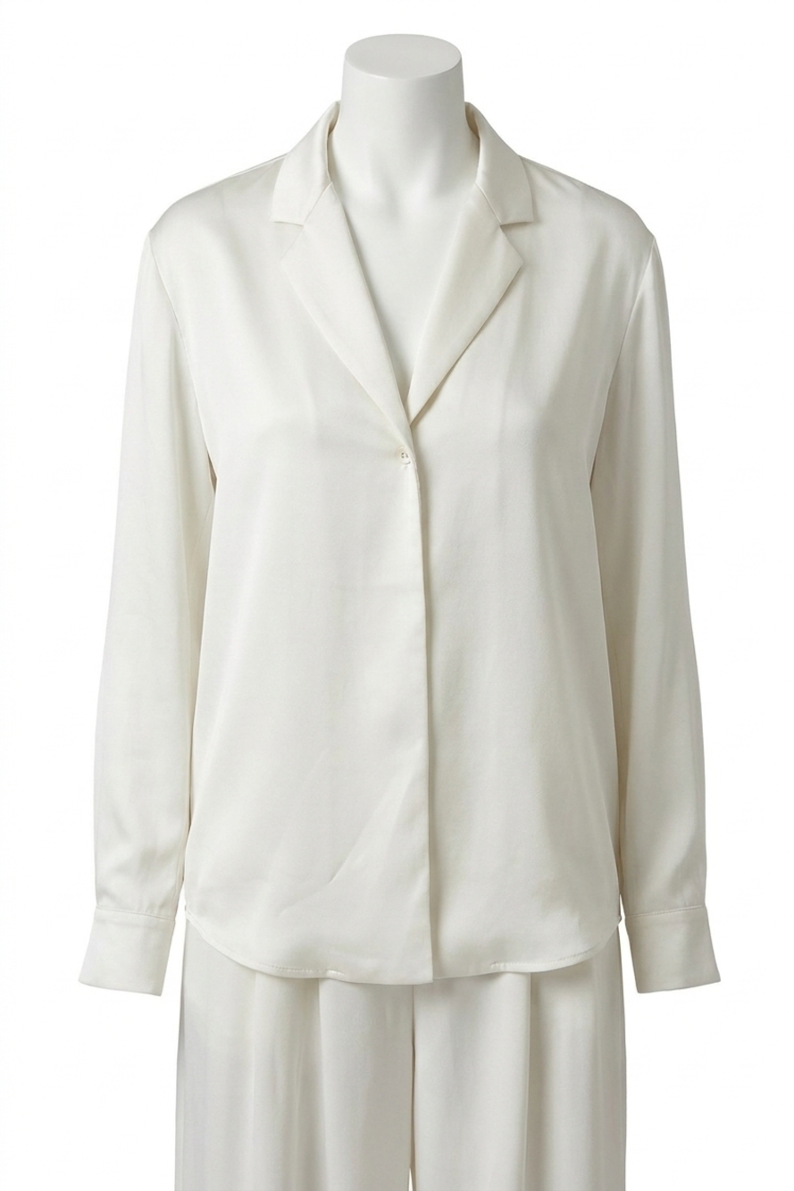 NEW GILNER FARRAR amira blouse in winter white